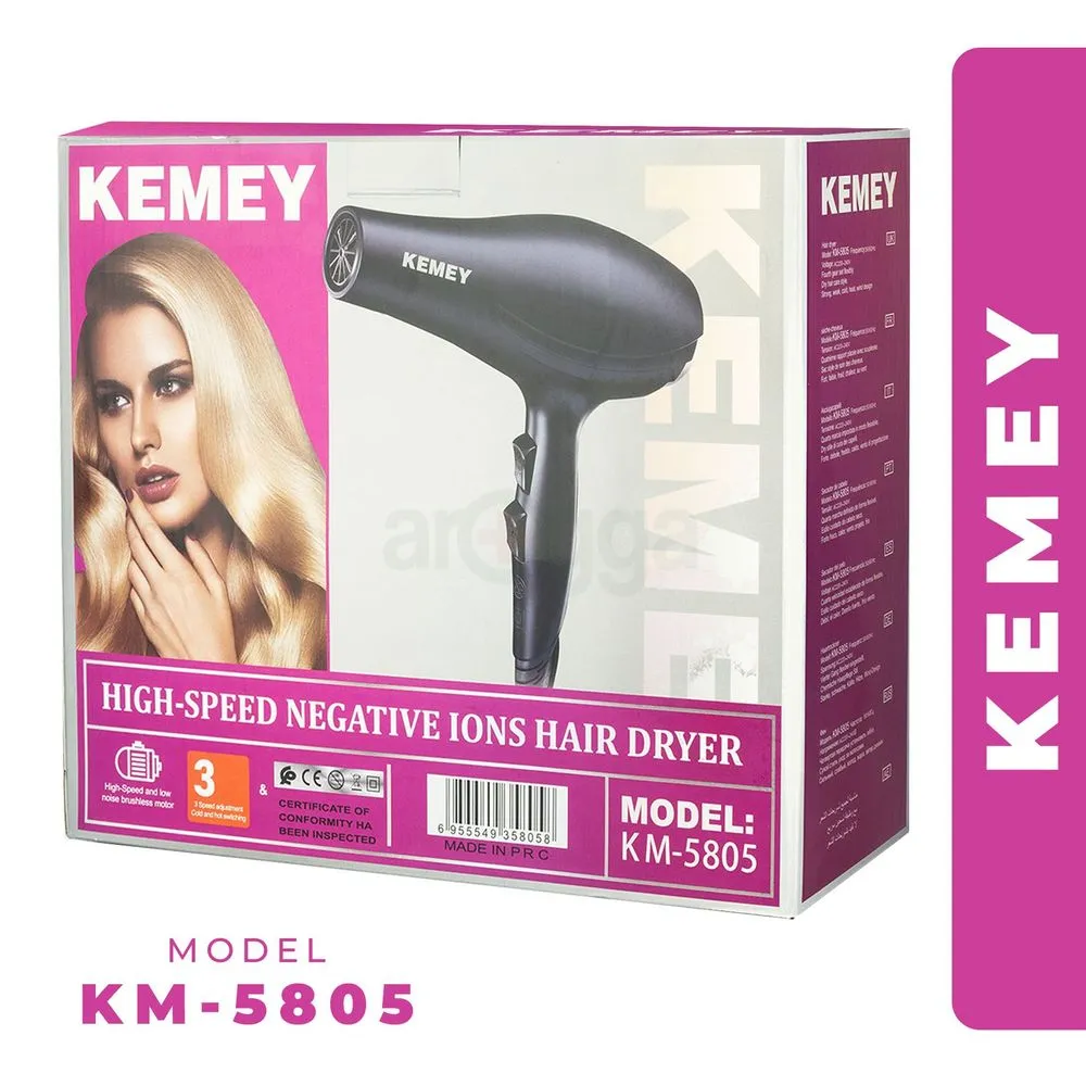 Kemei-KM-5805 High-Speed Negative Ions Hair Dryer