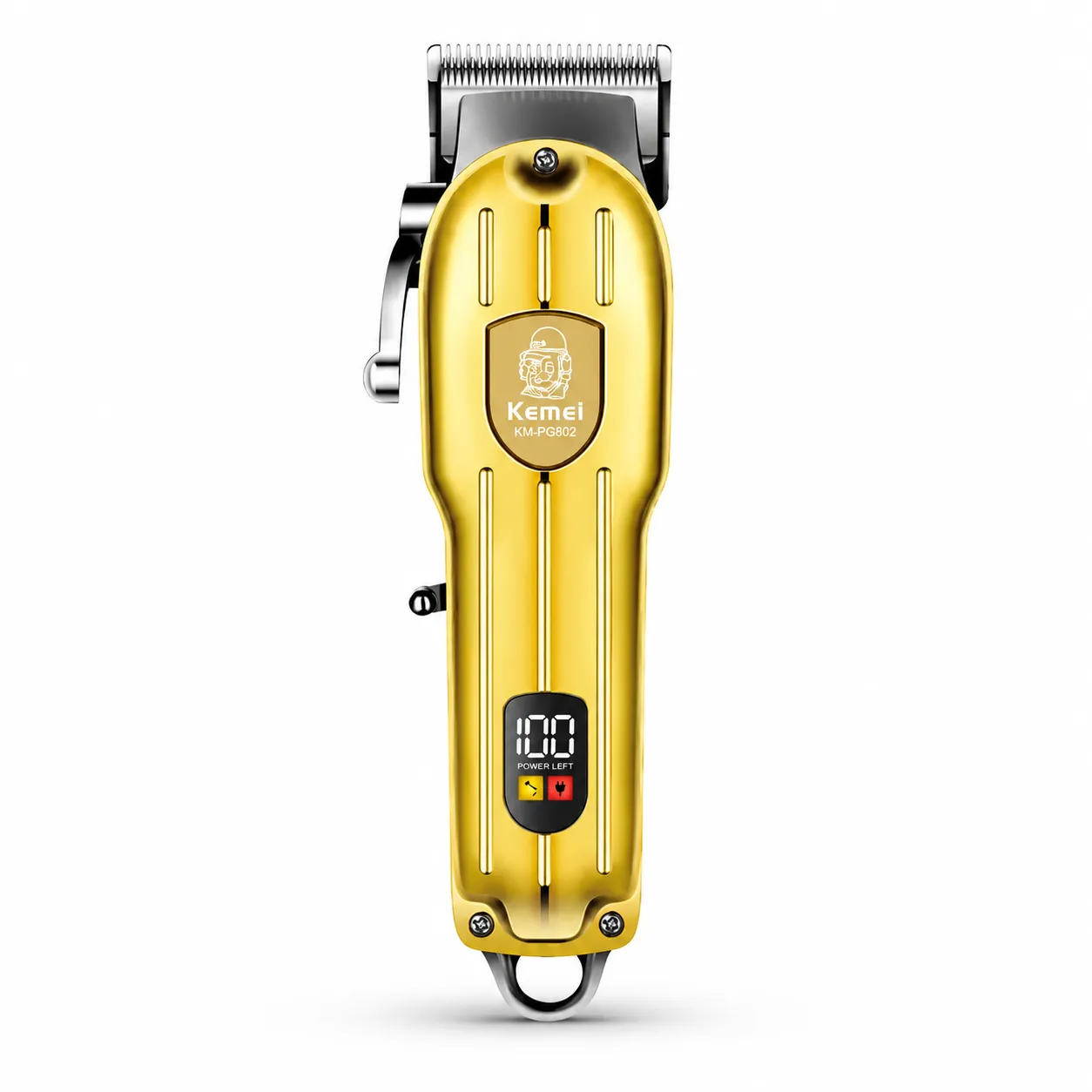 Kemei KM-223 Professional Zero-Gap Hair & Beard Trimmer for Men – High-Speed Motor, 2 Hrs Cordless Runtime with 5+ Guard Combs