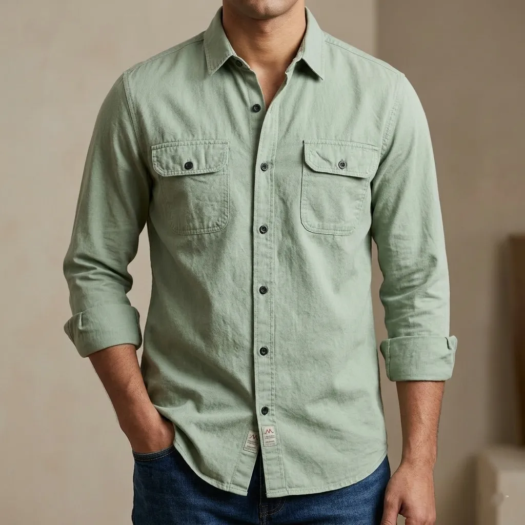 High Thickness Double Pocket Shirt..