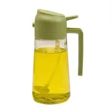 2-in-1 Sprayable & Pourable Oil Bottle – Dual-Function Glass Oil Dispenser with Leakproof Design & Large Mouth for Kitchen Cooking (450ml/600ml)