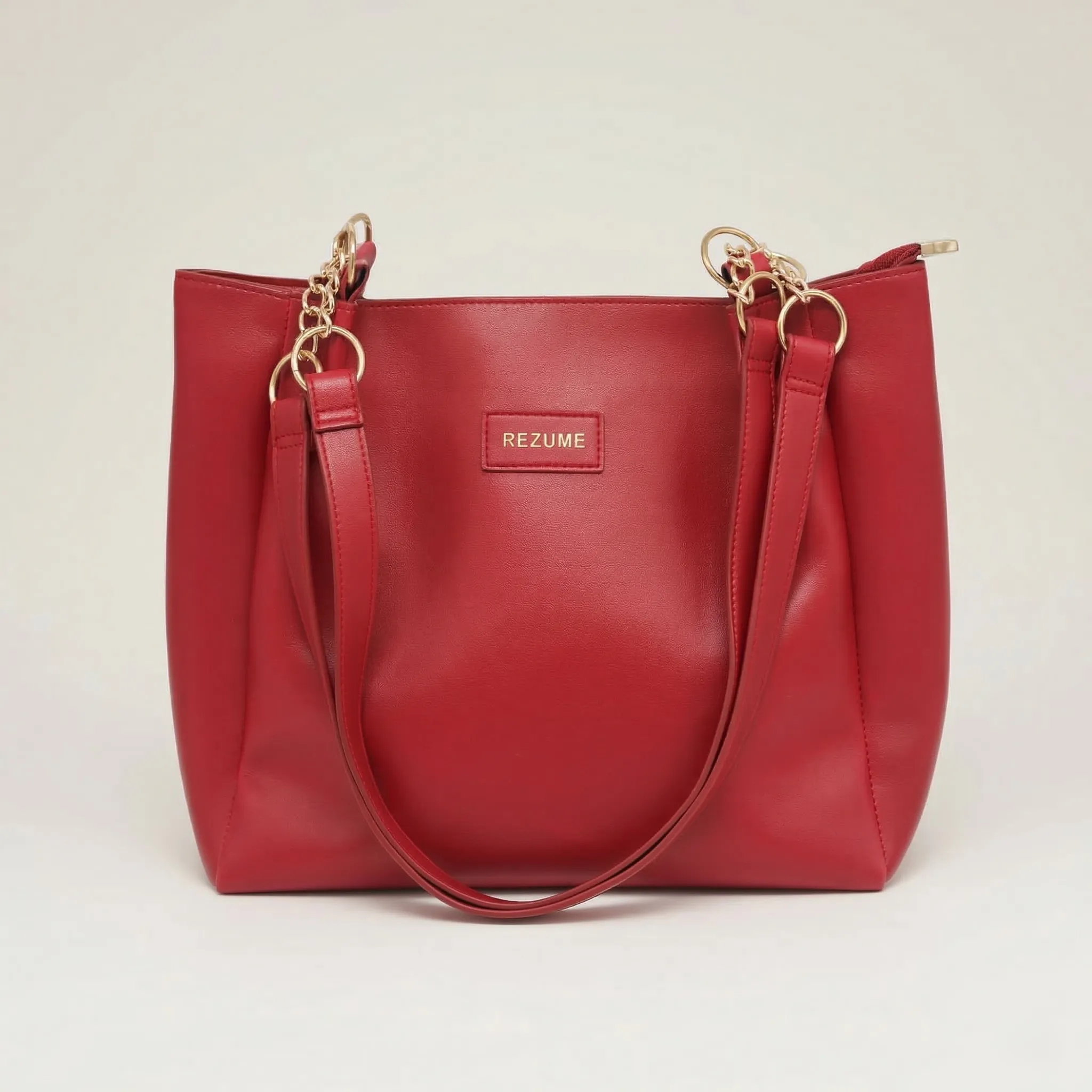Signature Classic shoulder women's tote bags(maroon)