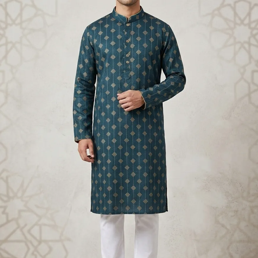 Afsan print Cotton Comfortable Panjabi With premium box