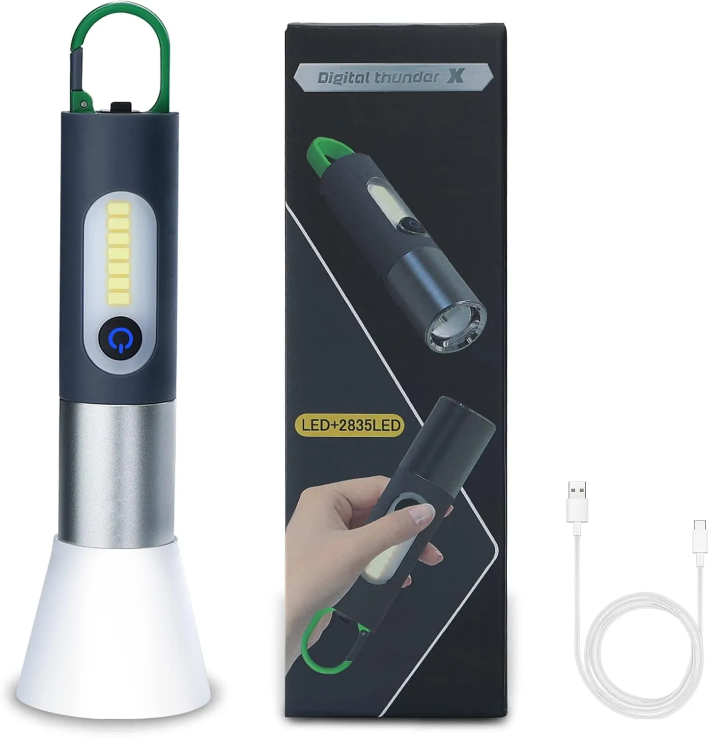 ALLYES 2835 LED Rechargeable Flashlight