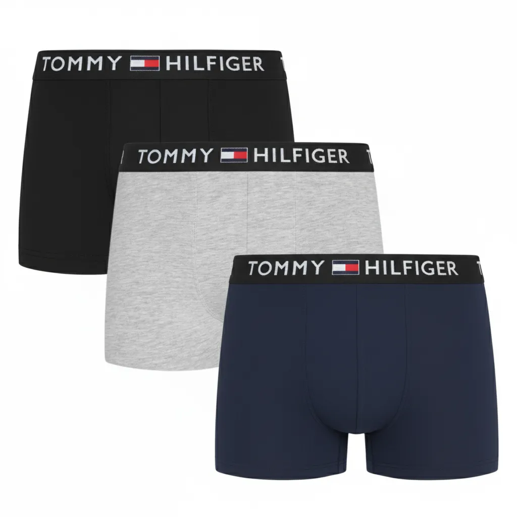 TOMMY HILFIGER 3-Pack Boxer Shorts Men's Trunks ( Multi Color)