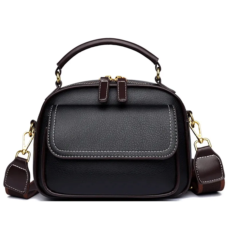 Handbag soft small Shoulder Pu Leather Tote Hand Bags for Ladies