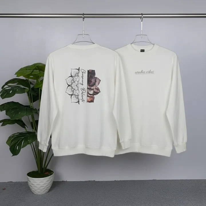 Full Sleeve Sweat Shirt  on both sides Printed