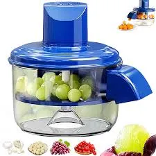 Automatic Electric Grape & Plum Fruit Peeler – Portable Wireless Rechargeable Household Vegetable & Fruit Peeling Machine (PP+PC Material, Non-Stick)