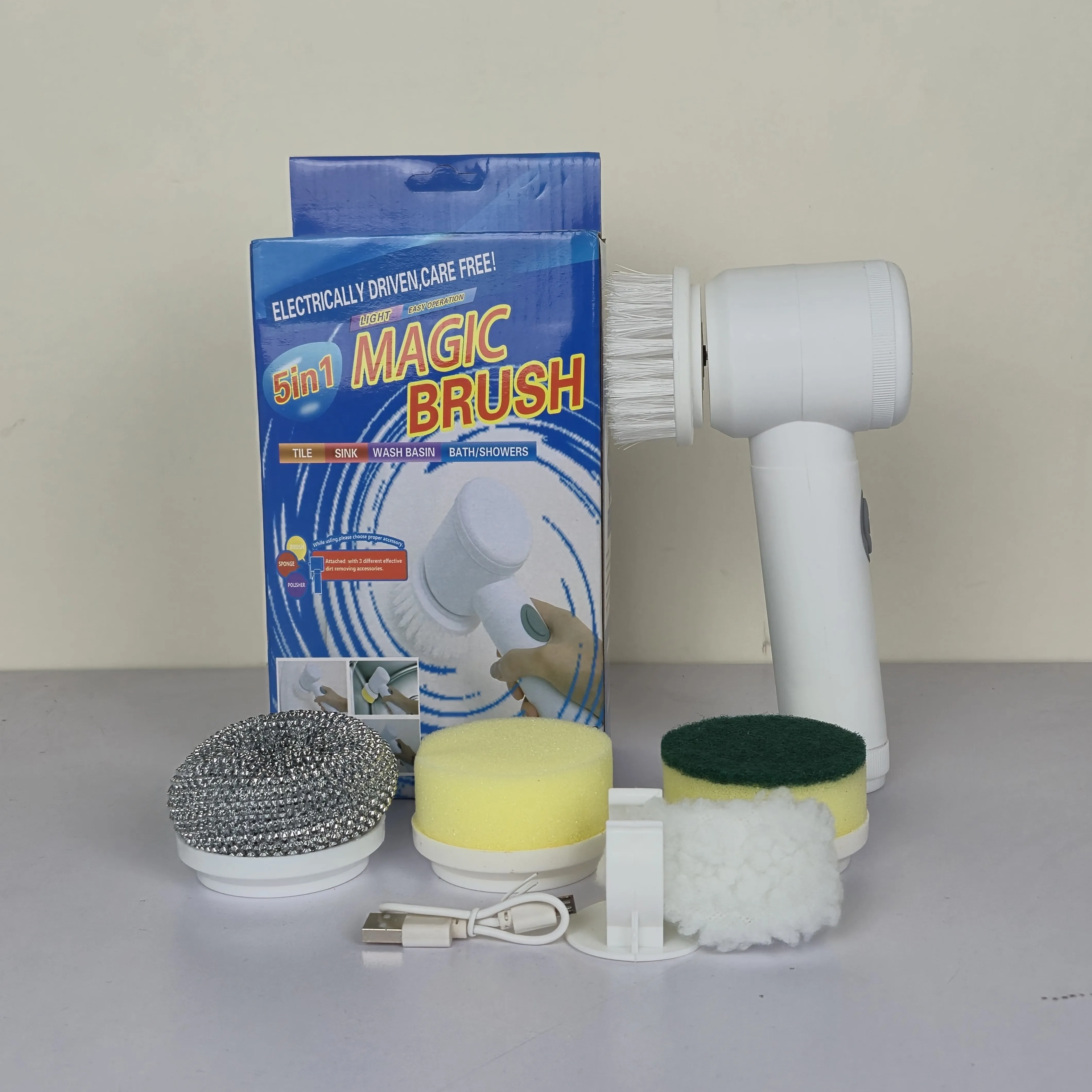 5-in-1 Magic Electric Cleaning Brush