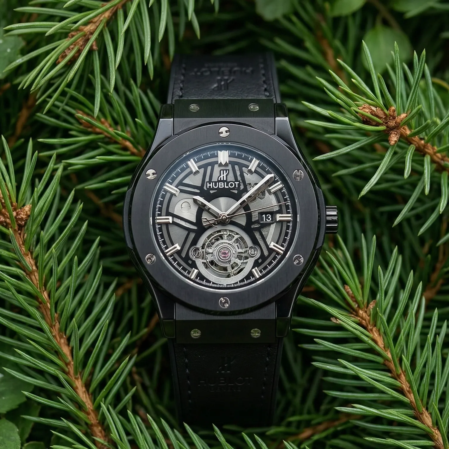 Hublot Big Bang Skeleton dial Watch (Water Resistant)