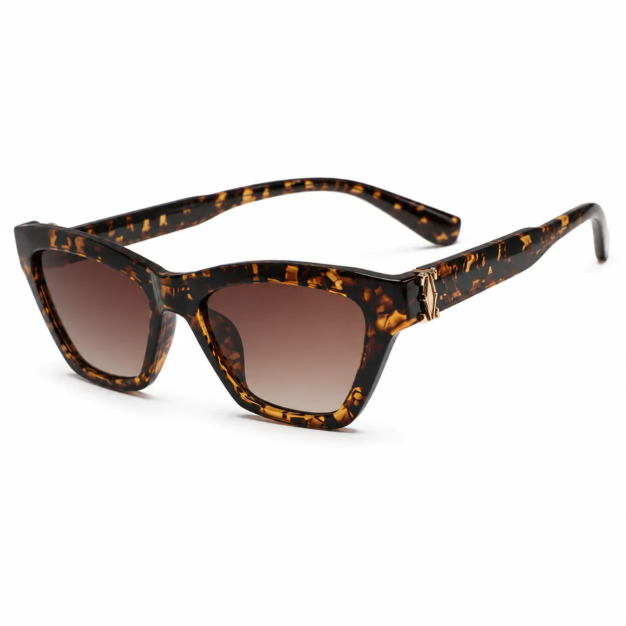 Stylish Tortoise Pattern Frame Sunglass