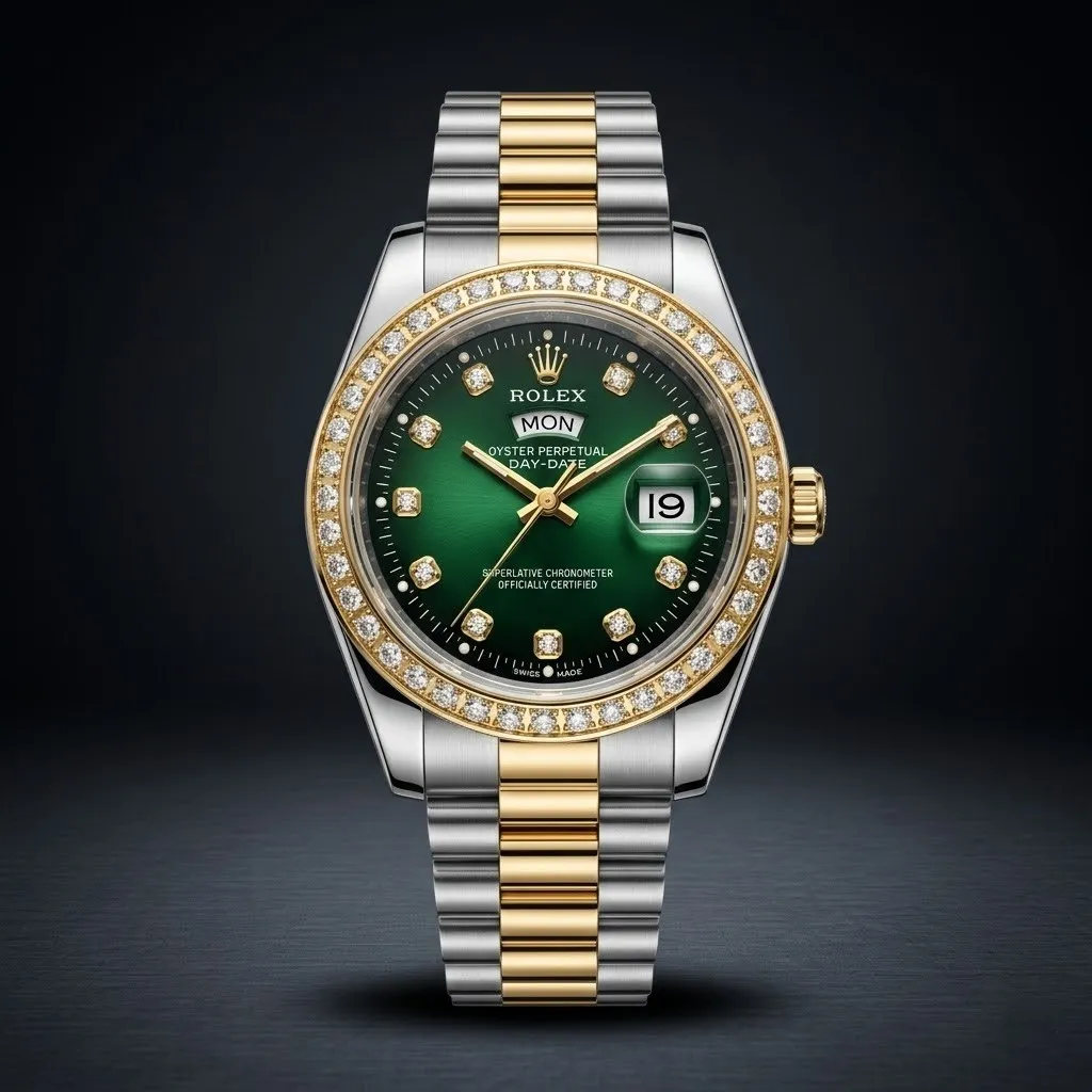 Rolex Quartz Movement Stainless Steel Analog Watch for Men
